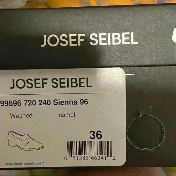 Josef Seibel Woman’s Sienna 96 Soft Washed Camel Loafer Shoe - Picture 10 of 10